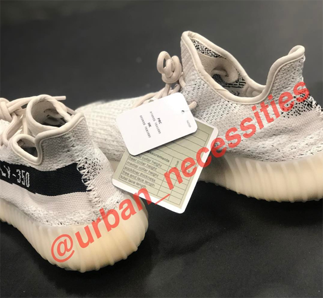 adidas Yeezy Boost 350 V2 White Black Sample