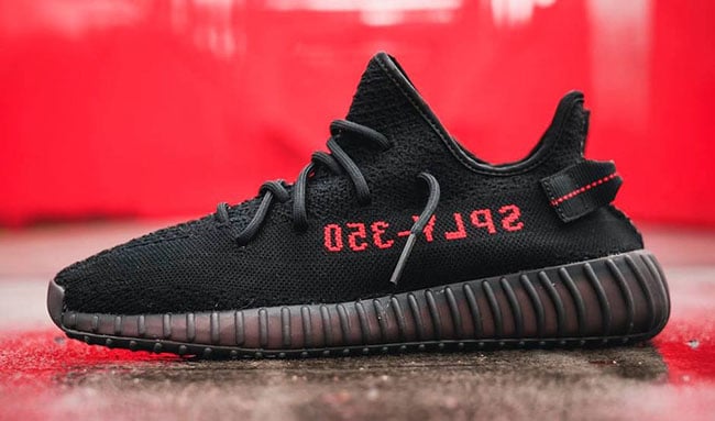 Adidas yeezy 350 boost v2 black / red bred * pre order * - soleseriouss