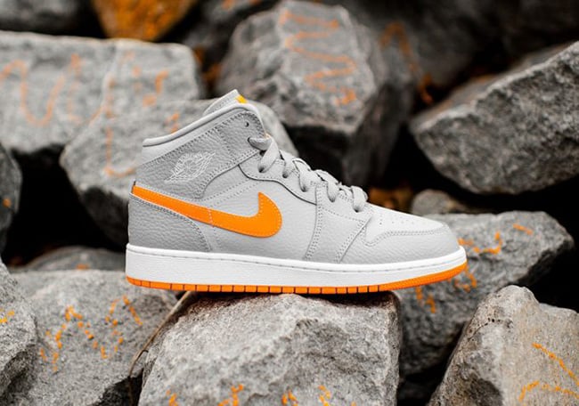 jordan 1 wolf grey orange