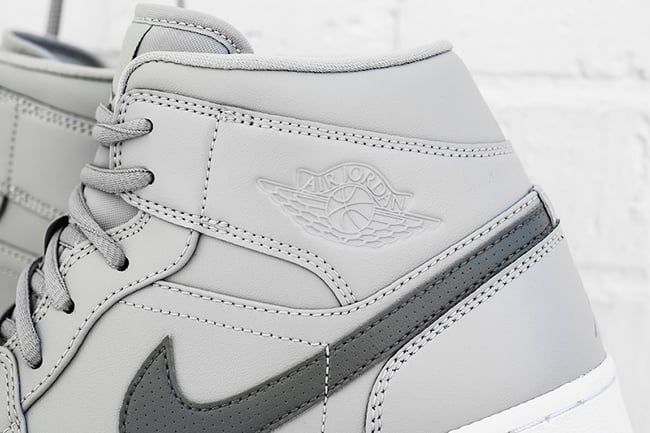 Air Jordan 1 Mid Wolf Grey Cool Grey Sneakerfiles