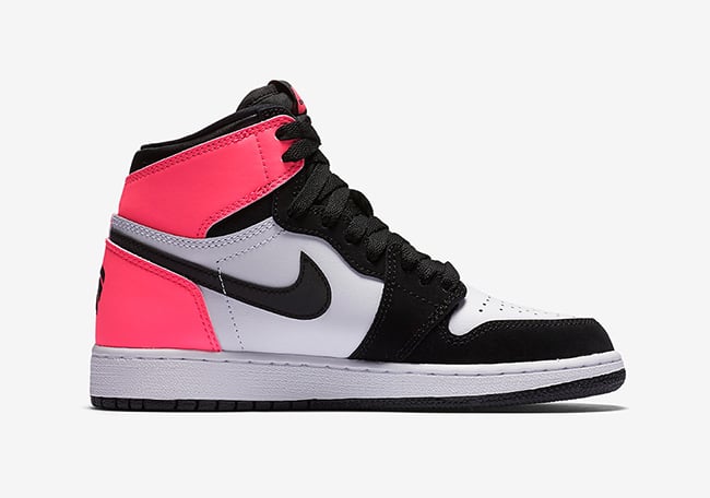 Air Jordan 1 Retro High OG Valentines Day Pink Black