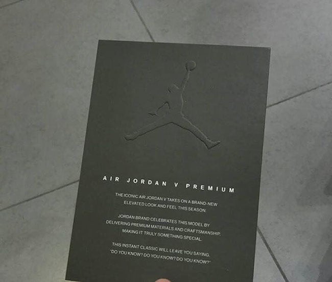 Air Jordan 5 Take Flight Box Packaging