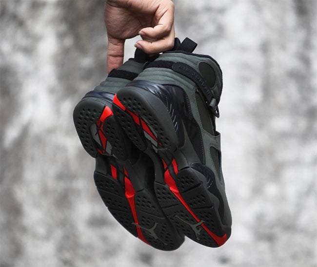 jordan 8 take flight on feet