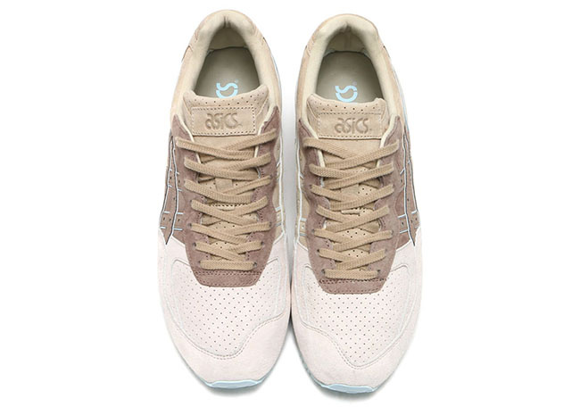 Asics Gel Sight Taupe Brown Light Blue