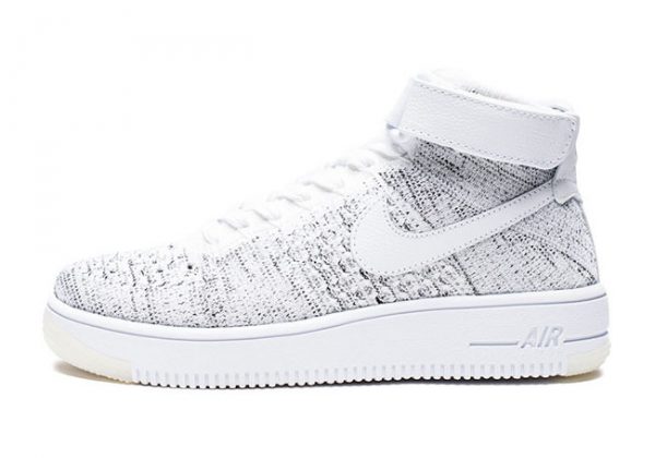 Nike Air Force 1 Ultra Flyknit Mid White Black 818018-101 | SneakerFiles