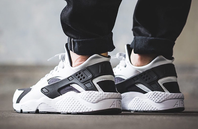 nike huarache white black pure platinum