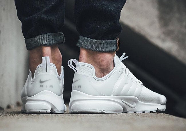 Nike Air Presto Premium Leather Triple White