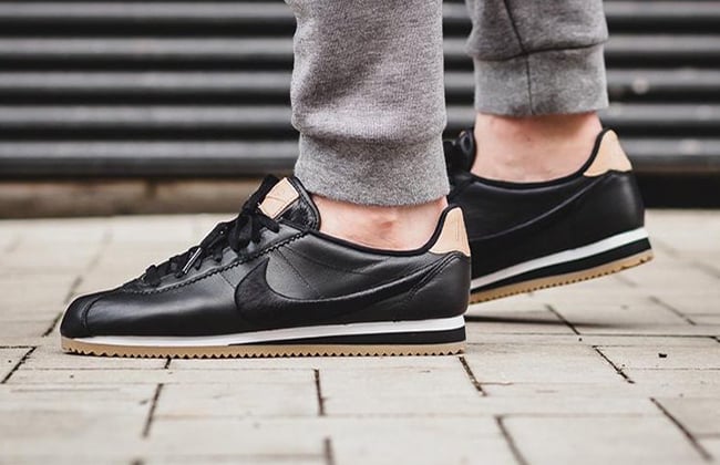 black cortez leather