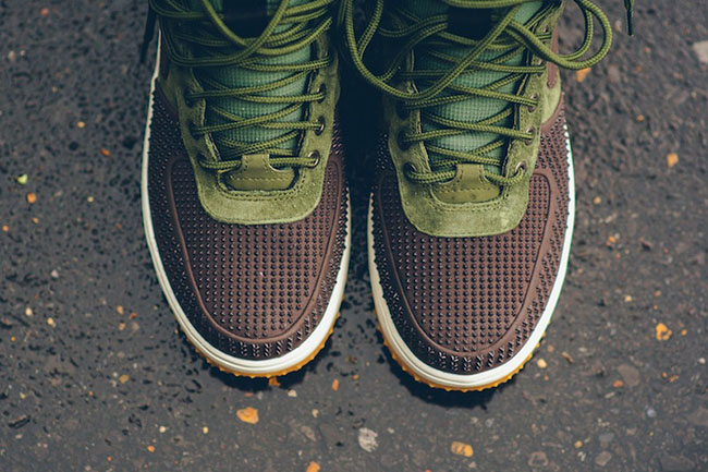 Nike Lunar Force 1 Duckboot Brown Olive Gum