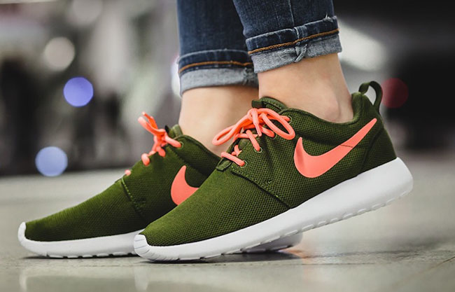 Nike Roshe One Legion Green Lava Glow