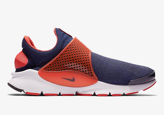 Nike Sock Dart Max Orange Midnight Navy