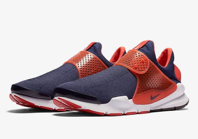 Nike Sock Dart Max Orange Midnight Navy