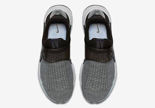 Nike Sock Dart Wolf Grey Metallic Silver Heel