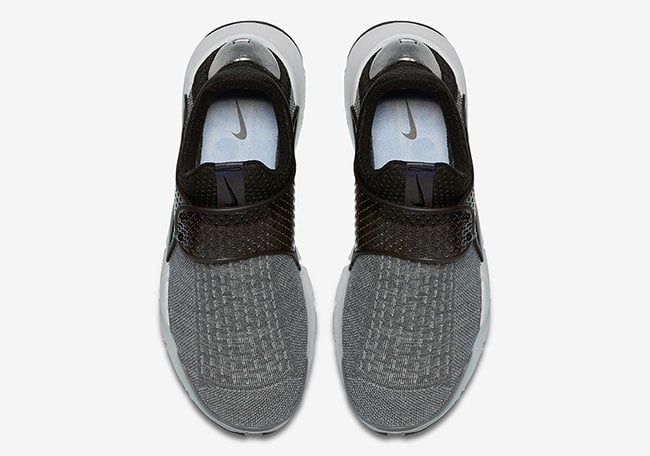 Nike Sock Dart Wolf Grey Metallic Silver Heel