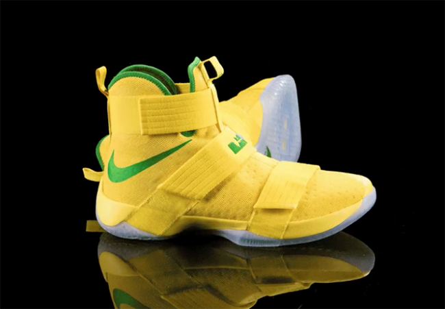 Nike LeBron Soldier 10 Oregon Ducks PE Civil War Game