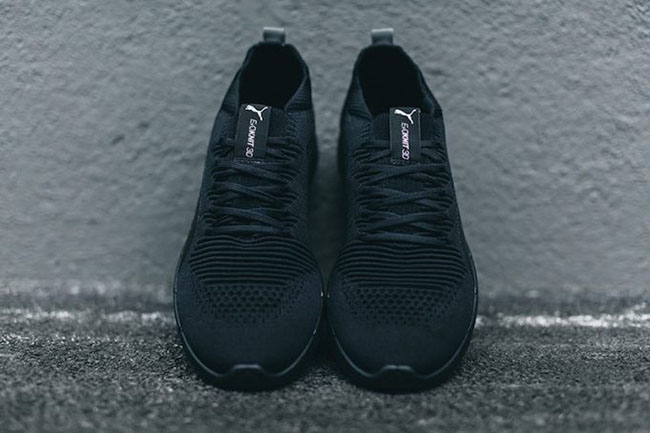 puma ignite evoknit all black