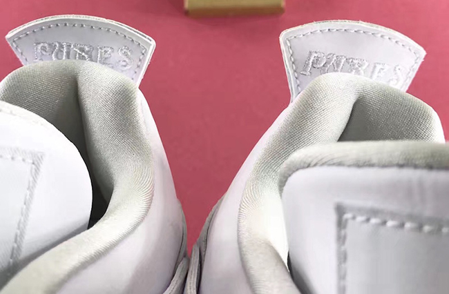 Pure Money Air Jordan 4 White Silver