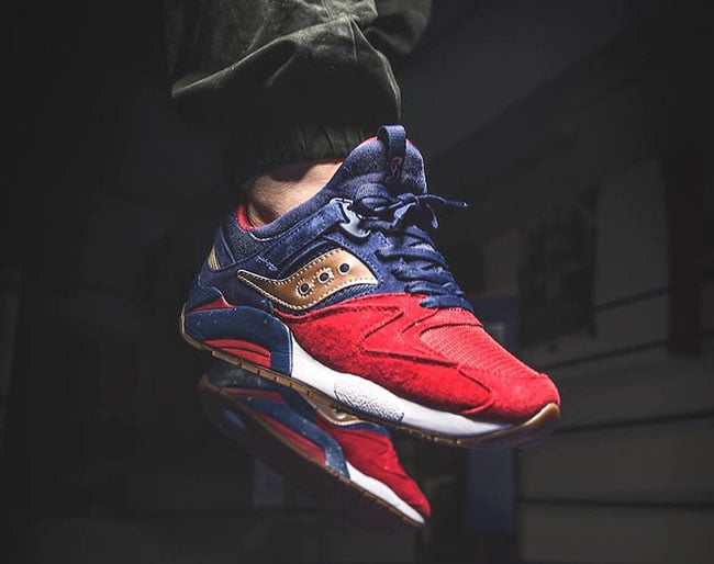 saucony x saucony sneaks grid 9000 sparring