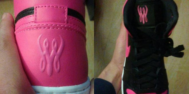 Serena Williams Air Jordan 1 Pink Black