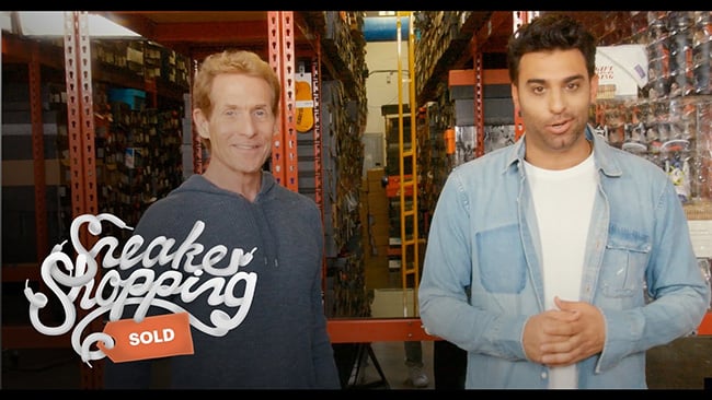 Skip Bayless Sneaker Shopping