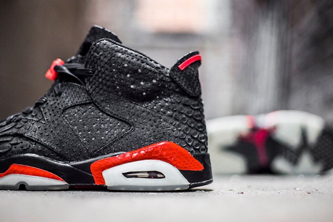 The Shoe Surgeon Air Jordan 6 Python Leather