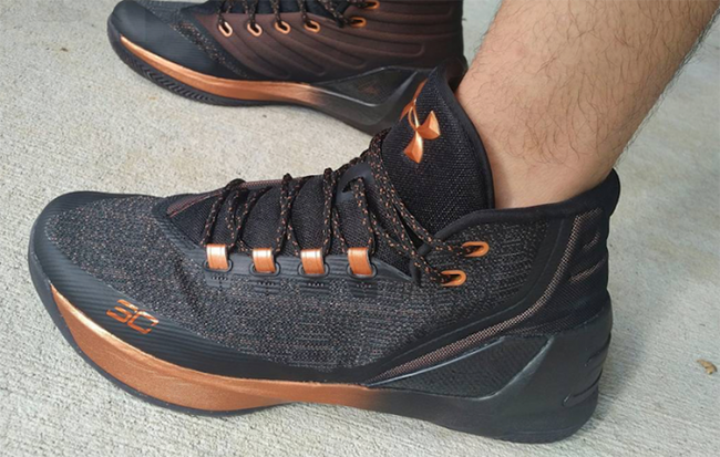 curry 3 black and orange