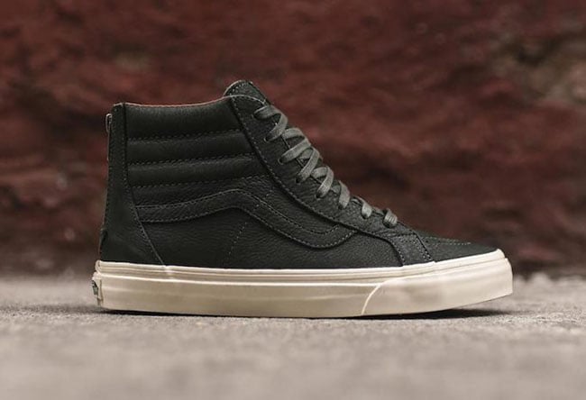 vans sk8 hi zip green