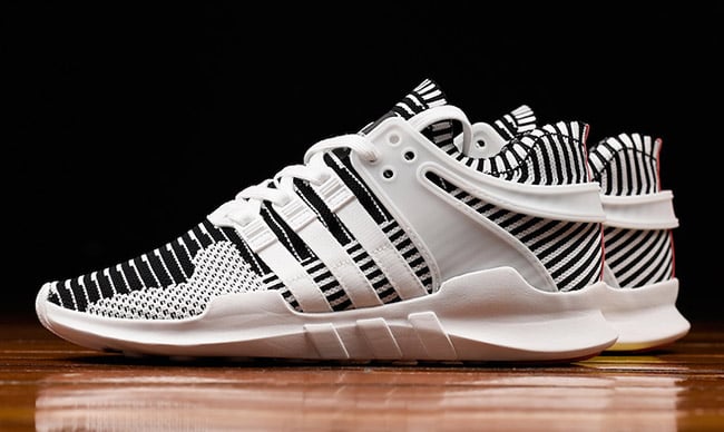 adidas eqt zebra on feet