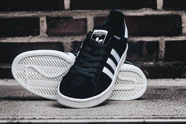 adidas campus white black