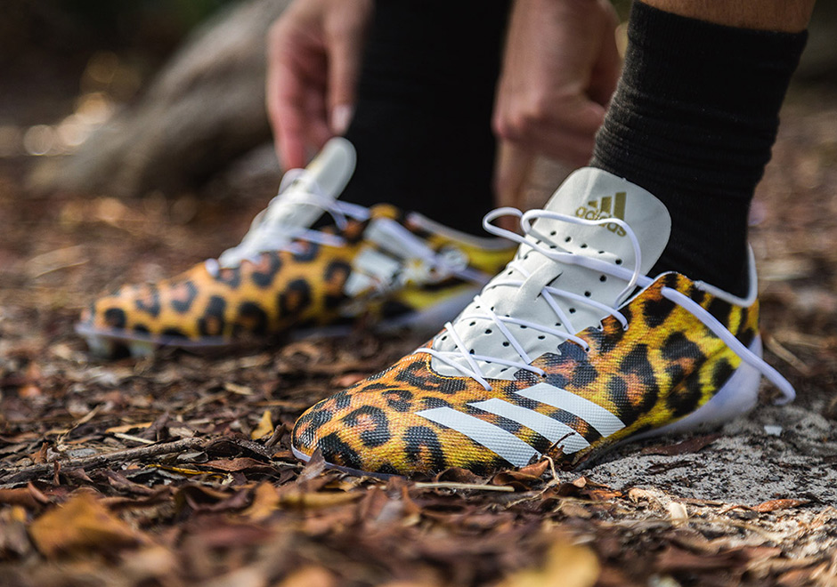 adidas leopard cleats