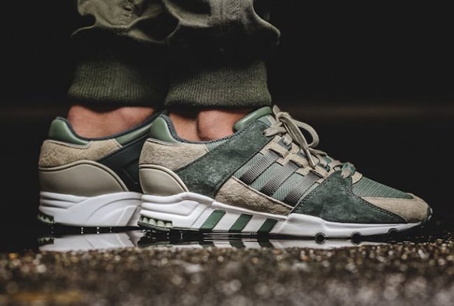 adidas EQT Support RF in ‘Trace Green’ and ‘Solid Grey’