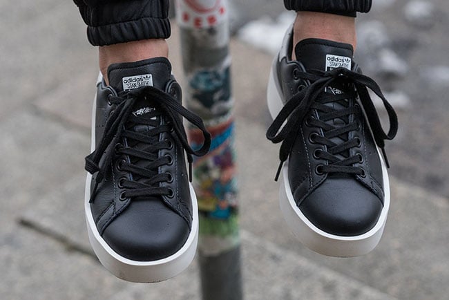 adidas Stan Smith Bold Core Black BA7772 | SneakerFiles