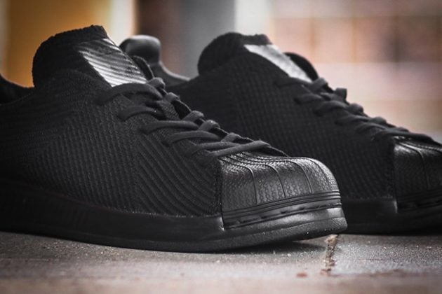 adidas superstar primeknit kids Black