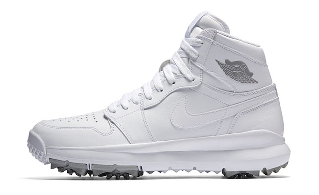 Air Jordan 1 Golf Shoe White Metallic Release Date