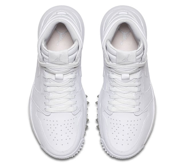 Air Jordan 1 Golf Shoe White Metallic Release Date