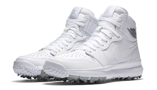 Air Jordan 1 Golf Shoe White Metallic Release Date