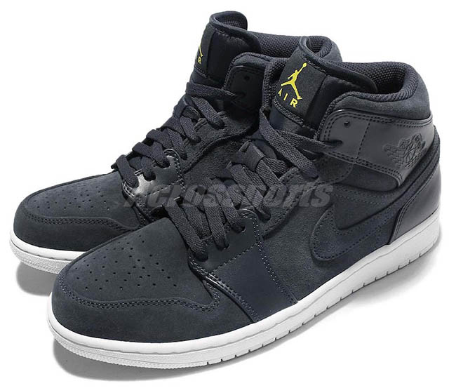 Air Jordan 1 Mid Armory Navy 554724-421 