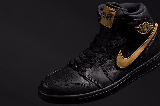 Air Jordan 1 Retro BHM Black Gold