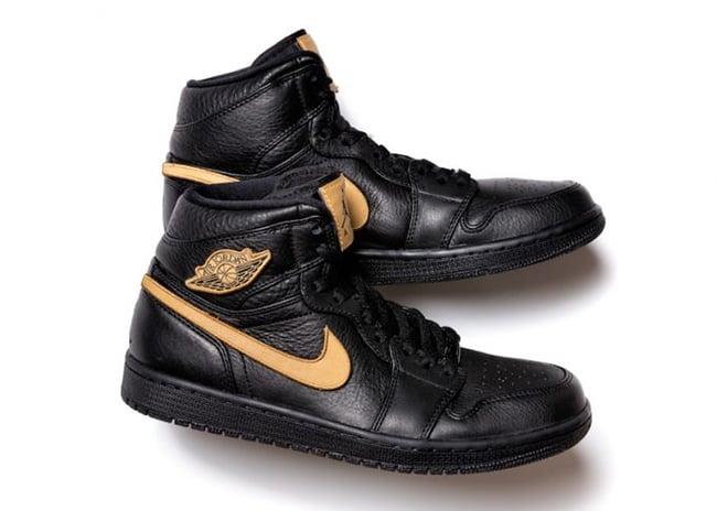 Air Jordan 1 Retro BHM Black Gold