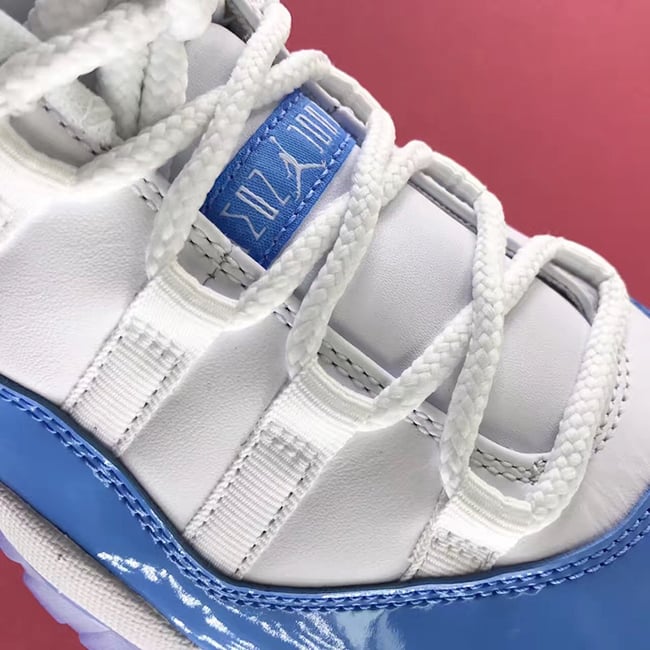 Air Jordan 11 Low University Blue Carolina 2017