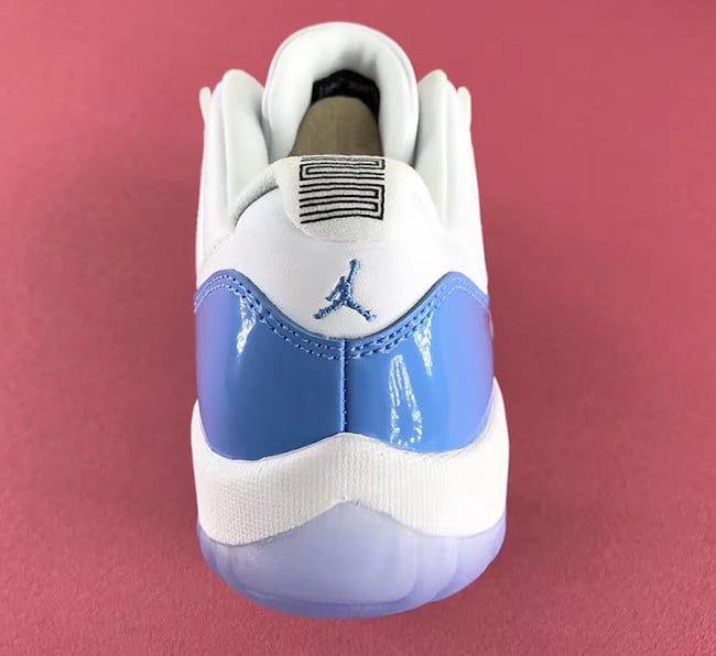 Air Jordan 11 Low University Blue Carolina 2017