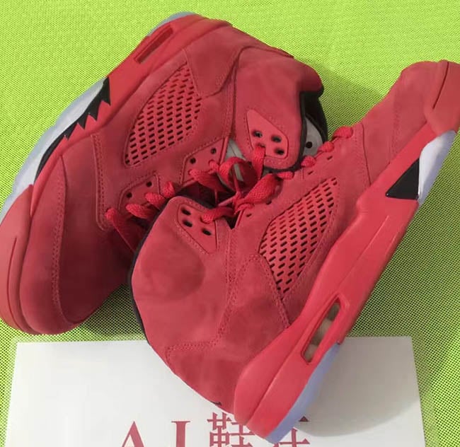 Air Jordan 5 Red Suede Release Date