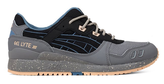 Asics Gel Lyte III Light Grey Black Blue Nude