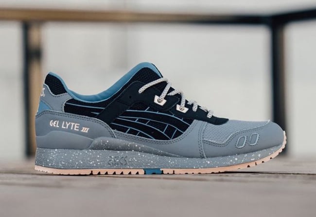 asics gel lyte iii black blue