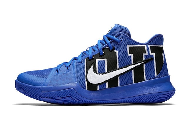 Duke Nike Kyrie 3 Blue