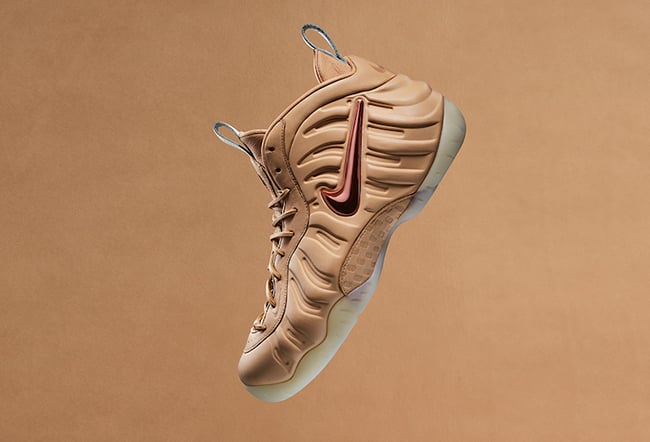 Nike Air Foamposite Pro Vachetta Tan Rose Gold Release Date