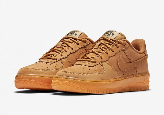 Nike Air Force 1 Low Wheat Flax GS