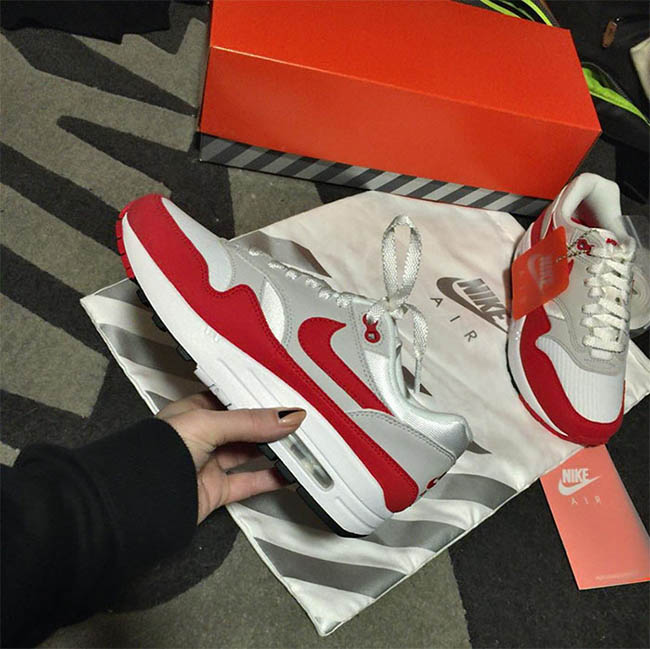 Nike Air Max 1 OG White Red 2017