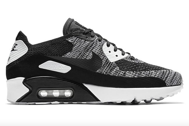 Nike Air Max 90 Ultra 2.0 Flyknit Oreo Black White