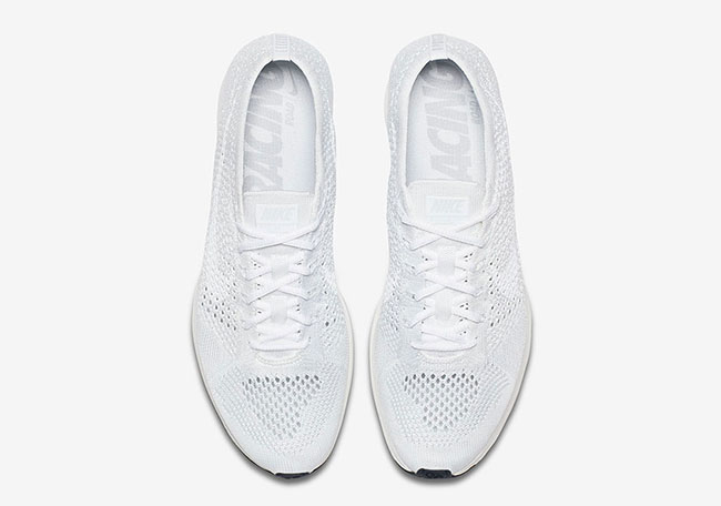 Nike Flyknit Racer Goddess Triple White Release Date